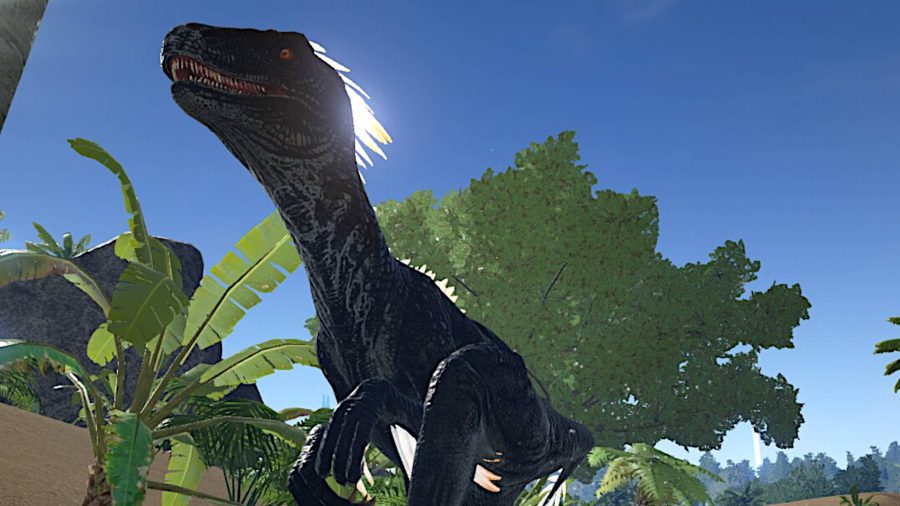 A dinosaur from the Improved Dinos mod for Ark Survival Evolved.